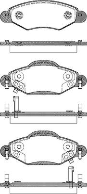 TRISCAN Bremseklodser 8110 13059 for TOYOTA