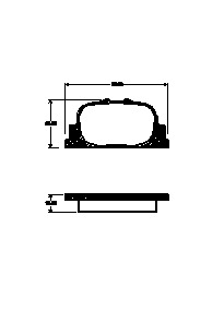 TRISCAN Bremseklodser 8110 13077 for TOYOTA LEXUS