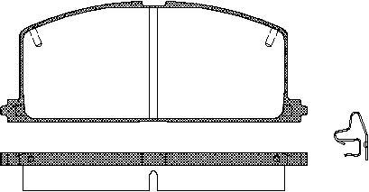 TRISCAN Bremseklodser 8110 13089 for TOYOTA