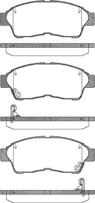 TRISCAN Bremseklodser 8110 13157 for TOYOTA