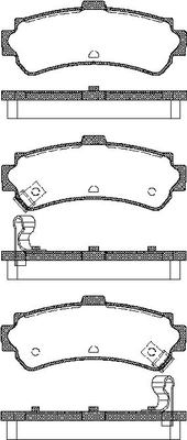 TRISCAN Bremseklodser 8110 14006 for NISSAN