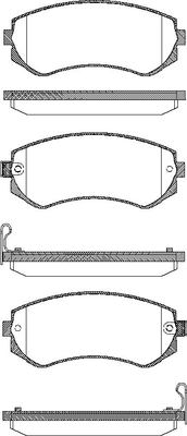 TRISCAN Bremseklodser 8110 14014 for NISSAN