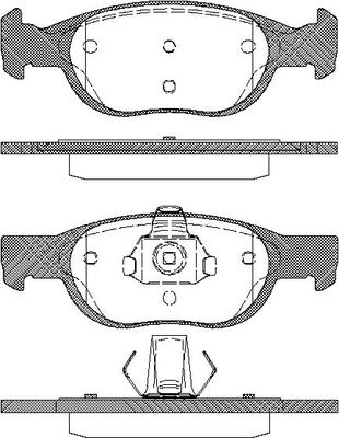 TRISCAN Bremseklodser 8110 15010 for LANCIA