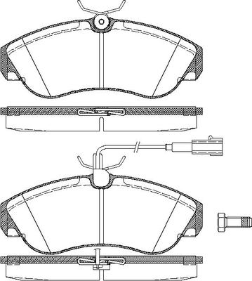 TRISCAN Bremseklodser 8110 15017 for PEUGEOT CITROËN FIAT