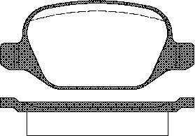 TRISCAN Bremseklodser 8110 15021 for LANCIA ALFA ROMEO