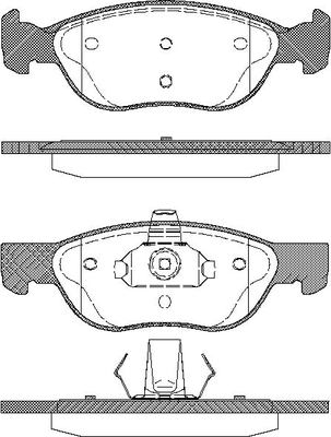 TRISCAN Bremseklodser 8110 15026 for FIAT