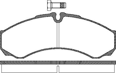 TRISCAN Bremseklodser 8110 15028 for IVECO