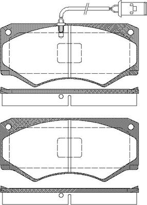 TRISCAN Bremseklodser 8110 15032 for IVECO