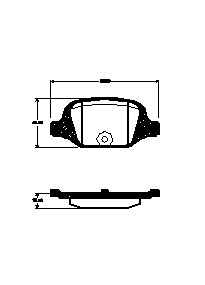 TRISCAN Bremseklodser 8110 15038 for ABARTH FIAT