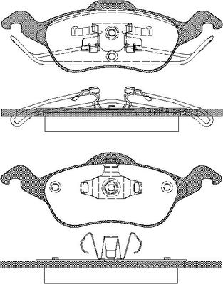 TRISCAN Bremseklodser 8110 16001 for FORD