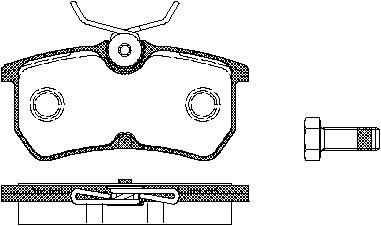 TRISCAN Bremseklodser 8110 16002 for FORD