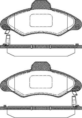 TRISCAN Bremseklodser 8110 16003 for FORD