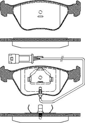 TRISCAN Bremseklodser 8110 16004 for FORD