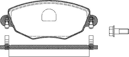 TRISCAN Bremseklodser 8110 16005 for FORD JAGUAR