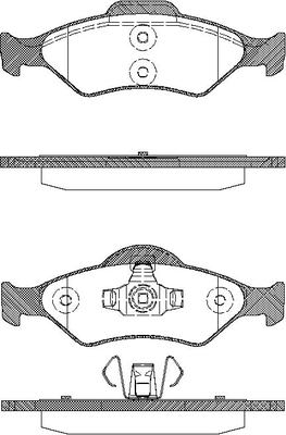 TRISCAN Bremseklodser 8110 16014 for FORD MAZDA