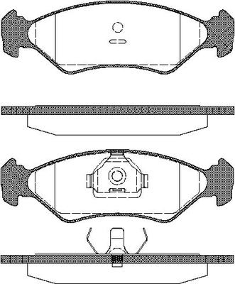 TRISCAN Bremseklodser 8110 16918 for FORD