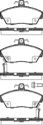 TRISCAN Bremseklodser 8110 17001 for ROVER