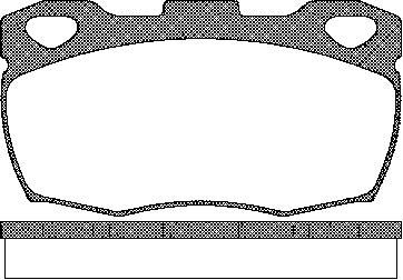 TRISCAN Bremseklodser 8110 17003 for LAND ROVER