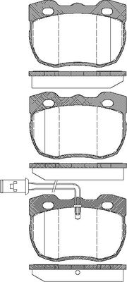 TRISCAN Bremseklodser 8110 17006 for ROVER LAND ROVER