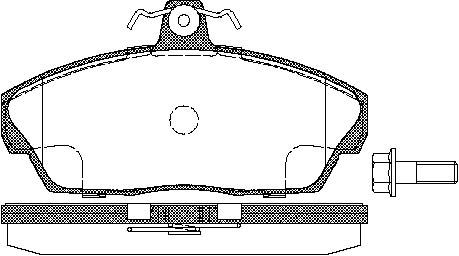 TRISCAN Bremseklodser 8110 17012 for LAND ROVER