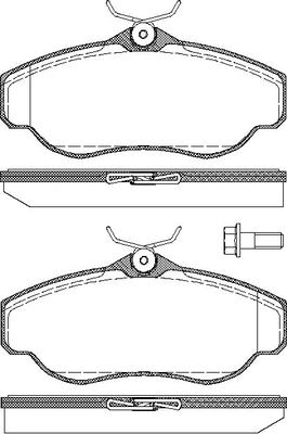 TRISCAN Bremseklodser 8110 17014 for LAND ROVER