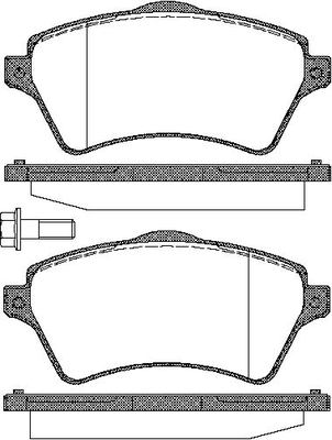 TRISCAN Bremseklodser 8110 17016 for LAND ROVER