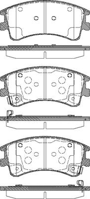 TRISCAN Bremseklodser 8110 50013 for MAZDA