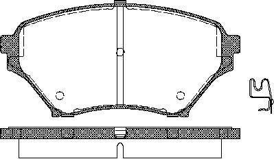 TRISCAN Bremseklodser 8110 50019 for MAZDA
