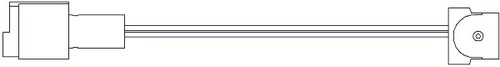 TRISCAN Slidindikator, bremsebelægning 811511002 for BMW
