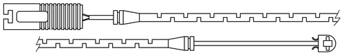 TRISCAN Slidindikator, bremsebelægning 811511004 for BMW