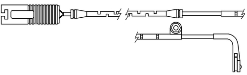 TRISCAN Slidindikator, bremsebelægning 811511015 for BMW
