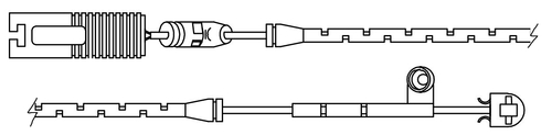 TRISCAN Slidindikator, bremsebelægning 811511017 for BMW