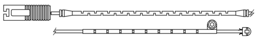 TRISCAN Slidindikator, bremsebelægning 811511021 for BMW