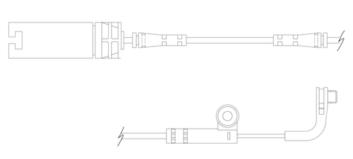 TRISCAN Slidindikator, bremsebelægning 811511026 for BMW