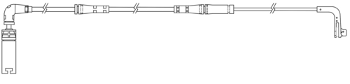 TRISCAN Slidindikator, bremsebelægning 811511027 for BMW