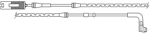 TRISCAN Slidindikator, bremsebelægning 811511029 for BMW
