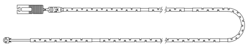 TRISCAN Slidindikator, bremsebelægning 811511031 for BMW