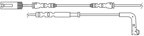 TRISCAN Slidindikator, bremsebelægning 811511035 for BMW
