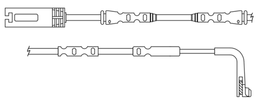 TRISCAN Slidindikator, bremsebelægning 811511039 for BMW