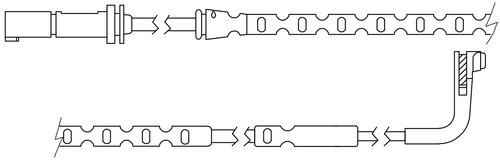 TRISCAN Slidindikator, bremsebelægning 811511041 for BMW