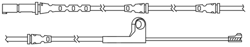 TRISCAN Slidindikator, bremsebelægning 811511043 for BMW
