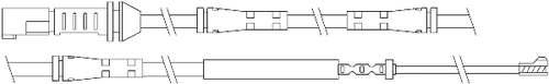 TRISCAN Slidindikator, bremsebelægning 811511047 for BMW