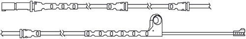 TRISCAN Slidindikator, bremsebelægning 811511049 for BMW