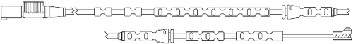 TRISCAN Slidindikator, bremsebelægning 811511053 for BMW