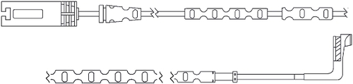 TRISCAN Slidindikator, bremsebelægning 811511055 for BMW