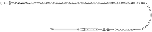 TRISCAN Slidindikator, bremsebelægning 811511056 for BMW