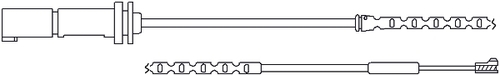 TRISCAN Slidindikator, bremsebelægning 811511057 for BMW