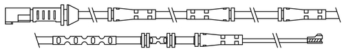 TRISCAN Slidindikator, bremsebelægning 811511061 for BMW