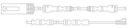 TRISCAN Slidindikator, bremsebelægning 811511062 for BMW