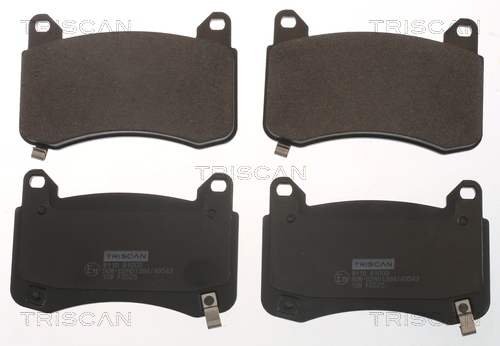 TRISCAN Bremseklodser 8110 81003 for TESLA